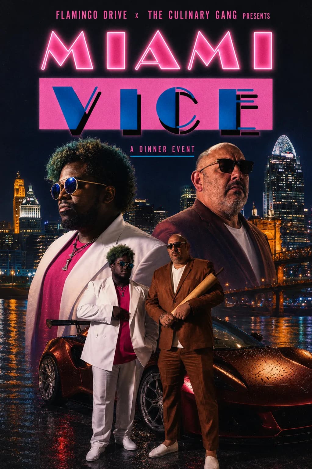 Miami Vice — A Dinner Event poster